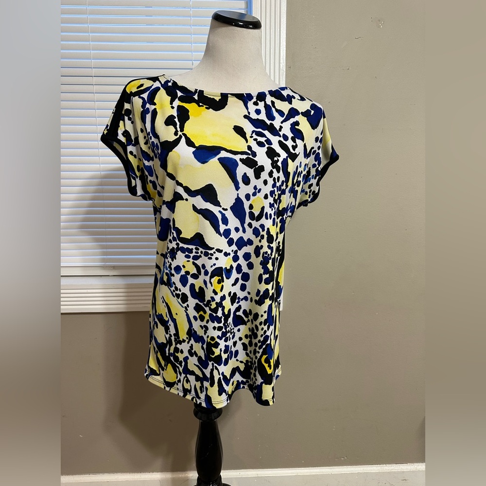 Liz Claiborne‎ women’s size medium tunic blouse sleeveless with scoop neck